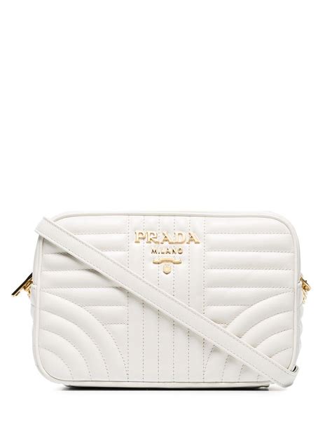 prada white diagramme bag|prada leather camera bag.